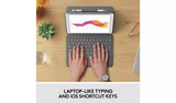LOGITECH Combo Touch Keyboard Case with Trackpad for iPad 7th/8th/9th Gen 10.2" - Graphite - Good