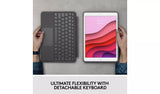 LOGITECH Combo Touch Keyboard Case with Trackpad for iPad 7th/8th/9th Gen 10.2" - Graphite - Good