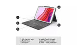LOGITECH Combo Touch Keyboard Case with Trackpad for iPad 7th/8th/9th Gen 10.2" - Graphite - Good