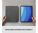 LOGITECH Combo Touch Keyboard Case with Trackpad for iPad Pro 12.9" 5th/6th Gen - Oxford Grey - Pristine