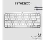 LOGITECH MX Keys Mini Wireless Keyboard - Pale Grey