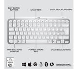 LOGITECH MX Keys Mini Wireless Keyboard - Pale Grey