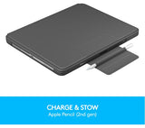 LOGITECH Slim iPad Pro 11" Keyboard Folio Case - Grey - Good
