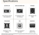 MICROSOFT 12" Surface Pro, Copilot+ PC - Snapdragon X Plus, 16GB RAM, 256GB SSD, Platinum - Pristine