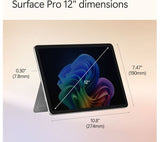 MICROSOFT 12" Surface Pro, Copilot+ PC - Snapdragon X Plus, 16GB RAM, 256GB SSD, Platinum - Pristine