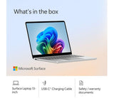 MICROSOFT Surface Laptop 13" (2025) Copilot+ PC - Snapdragon X Plus, 16GB RAM, 256GB, Platinum - Very Good
