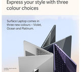 MICROSOFT Surface Laptop 13" (2025) Copilot+ PC - Snapdragon X Plus, 16GB RAM, 256GB, Platinum - Very Good