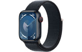 Apple Watch Series 9 GPS + Cellular, 41mm Midnight Aluminium Case with Midnight Sport Loop - Pristine