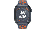 Apple Watch Series 9 GPS, 45mm Midnight Aluminium Case with Blue Flame Nike Sport Band - M/L - Very Good