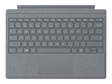 Microsoft Surface Pro Signature Type Cover - keyboard - with trackpad, accelerometer - QWERTY - UK - platinum Input Device - Very Good
