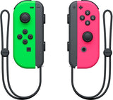 NINTENDO Switch Joy-Con Wireless Controllers - Neon Green & Neon Pink - Good