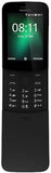 NOKIA 8110 4G Dual SIM 4GB Unlocked Sliding Mobile Phone - Black - Acceptable