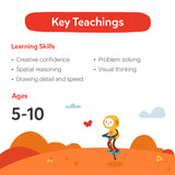 Osmo - Creative Starter Kit for iPad - 3 Educational Learning Games (Osmo Base Included)