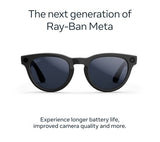 RAY-BAN Meta Headliner Gen 2 Smart Glasses RW4013 - Shiny Black / Clear to Sapphire Transitions - Very Good