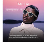 RAY-BAN Meta Headliner Gen 2 Smart Glasses RW4013 - Shiny Black / Clear to Sapphire Transitions - Very Good
