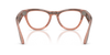 RAY-BAN Meta Skyler Gen 2 Smart Glasses - Shiny Peach with Transitions Brown Lenses - Pristine