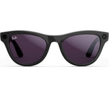 RAY-BAN Meta Skyler Glasses - Shiny Black, Clear to Amethyst Transitions - Pristine
