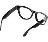 RAY-BAN Meta Skyler Glasses - Shiny Black, Clear to Amethyst Transitions - Pristine