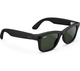RAY-BAN Meta Wayfarer Glasses - Matte Black, Clear to G15 Green Transitions - Pristine