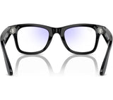 RAY-BAN Meta Wayfarer Glasses - Shiny Black, Clear - Pristine