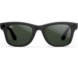 RAY-BAN Meta Wayfarer Large Glasses - Matte Black, Clear to G15 Green Transitions - Pristine