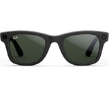 RAY-BAN Meta Wayfarer Glasses - Matte Black, Clear to G15 Green Transitions
