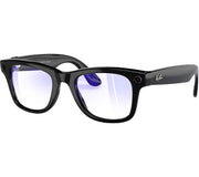 RAY-BAN Meta Wayfarer Glasses - Shiny Black, Clear - Pristine