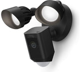 RING Floodlight Cam Wired Plus Outdoor Security Camera - Black - Acceptable