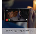 RING Spotlight Cam Plus Battery Full HD 1080p WiFi Security Camera - Black - Pristine