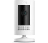 Ring Stick Up Cam Battery White Wireless Security Camera - Good