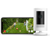 Ring Stick Up Cam Battery White Wireless Security Camera - Good