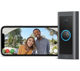 RING Video Doorbell Wired 1080p HD Smart Doorbell - Black - Acceptable