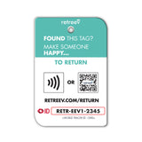 Retreev SMART Luggage Tag (Eat Sleep Fly Repeat)