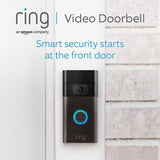 Ring Battery Video Doorbell 2nd Gen Venetian Bronze - Pristine