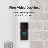 Ring Battery Video Doorbell 2nd Gen Venetian Bronze - Pristine