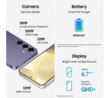 SAMSUNG Galaxy S24 Plus - 256GB, Marble Grey - Acceptable