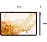 SAMSUNG Galaxy Tab S8 11" 5G Tablet - 128GB, Graphite - Pristine