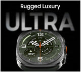 SAMSUNG Galaxy Watch Ultra2 LTE - 47mm Titanium Grey with Black Marine Band - Very Good