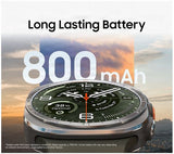 SAMSUNG Galaxy Watch Ultra2 LTE - 47mm Titanium Grey with Black Marine Band - Very Good