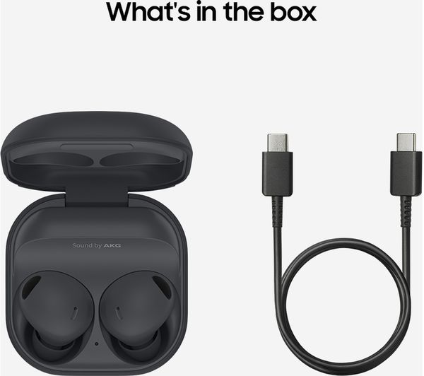 SAMSUNG Galaxy Buds2 Pro Wireless Bluetooth Noise-Cancelling Earbuds - Graphite - Very Good