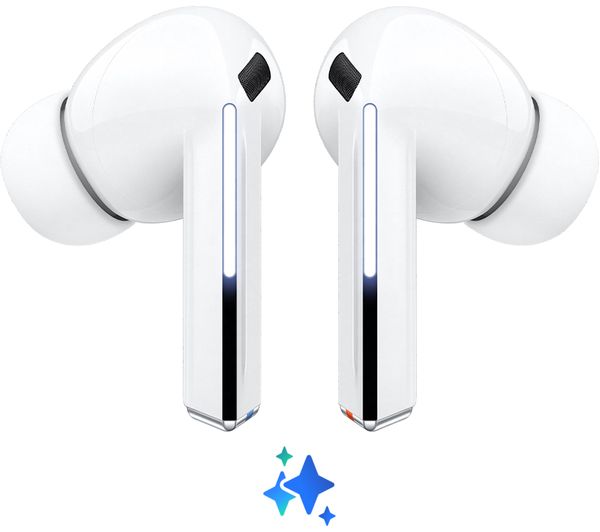 SAMSUNG Galaxy Buds3 Pro Wireless Bluetooth Noise-Cancelling Earbuds - White - Pristine