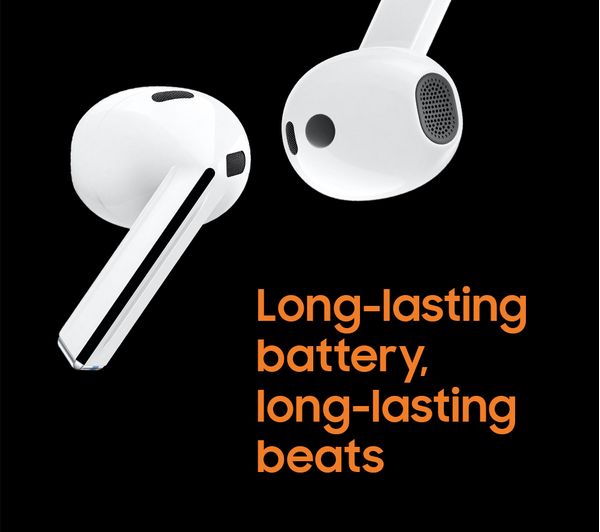 SAMSUNG Galaxy Buds3 Pro Wireless Bluetooth Noise-Cancelling Earbuds - White - Pristine