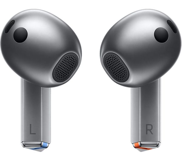 SAMSUNG Galaxy Buds3 Wireless Bluetooth Noise-Cancelling Earbuds - Silver - Good