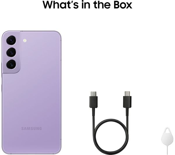 SAMSUNG Galaxy S22 5G - 128 GB, Bora Purple - Good