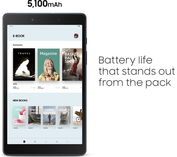 SAMSUNG Galaxy Tab A 8" Tablet (2019) - 32GB, Black - Very Good