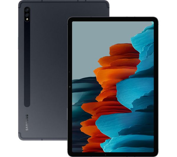 SAMSUNG Galaxy Tab S7 11" 4G Tablet - 128GB, Mystic Black
