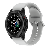 SAMSUNG Galaxy Watch4 Classic GPS - Black, 46mm Silver Sport Band - Very Good