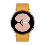 SAMSUNG Galaxy Watch4 GPS - Pink Gold, 40mm with Mustard Sport Band - Very Good