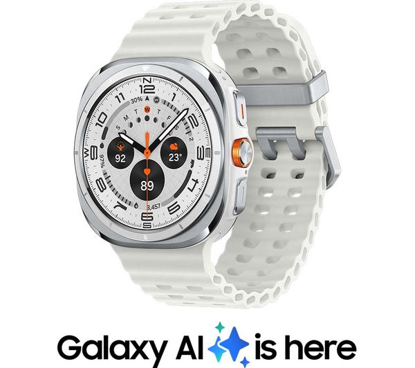 SAMSUNG Galaxy Watch Ultra with Bixby - Titanium White, 47 mm - Pristine