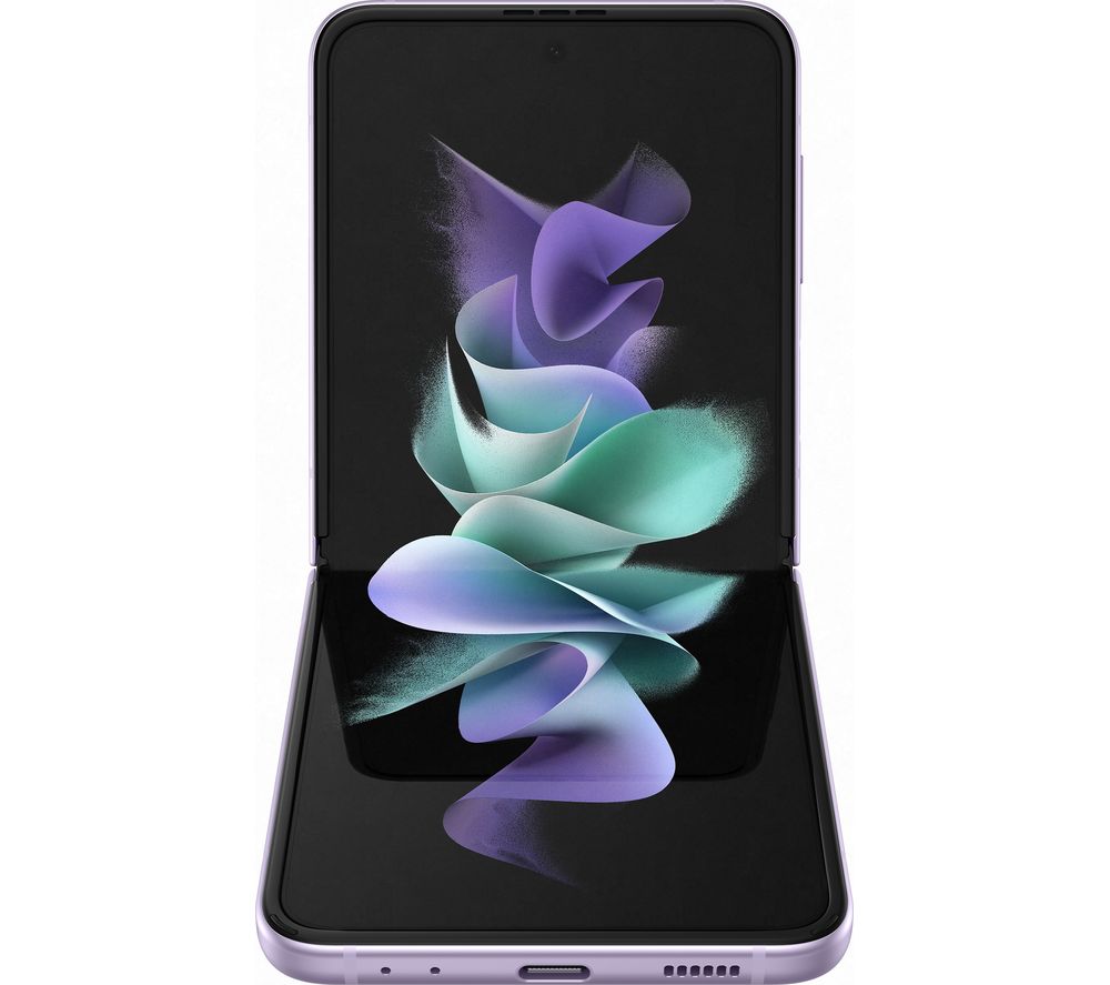 SAMSUNG Galaxy Z Flip3 5G - 256GB, Lavender - Acceptable (SCREEN POOR)